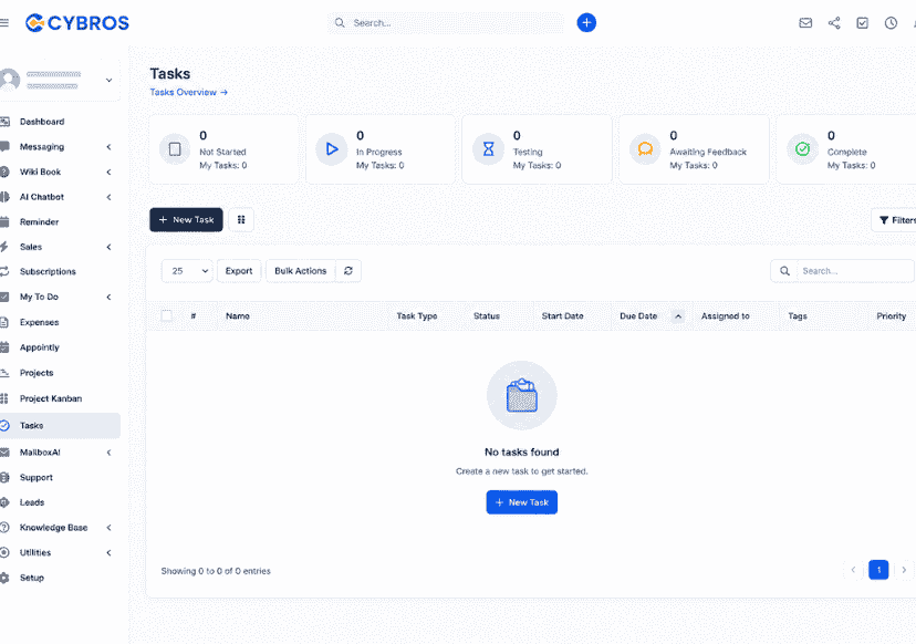 Workflow automation CRM dashboard with task tracking, reminders, and smart follow-up management